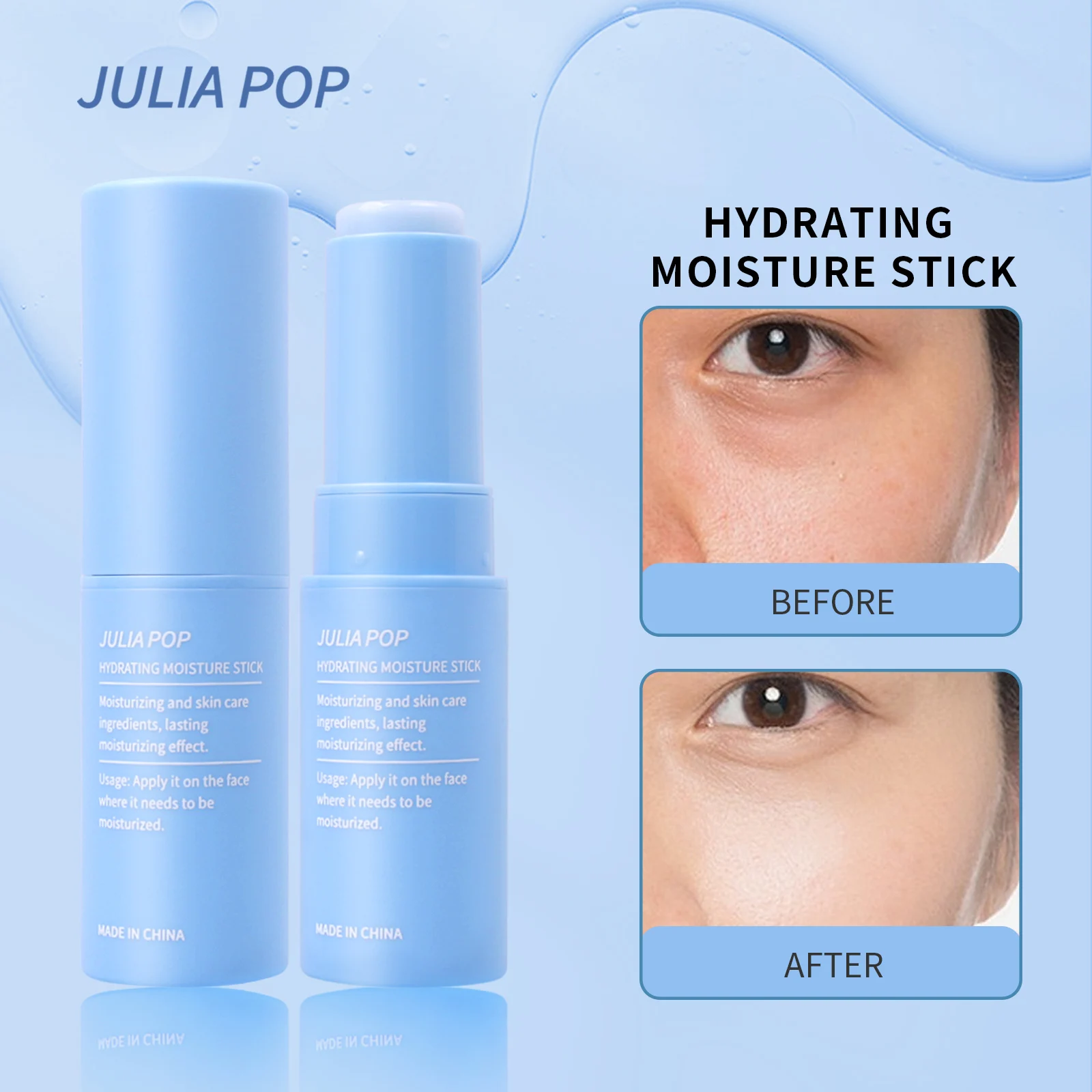 Deep Moisturizing Face Stick Ice Cool Moisturizing Makeup Stick Hydrating Nourishing Eyes Lips Cream Skin Care Products