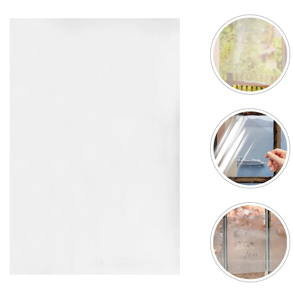 ARTIBETTER زجاج الخصوصية فيلم لنافذة باب الحمام 40x100 سنتيمتر للإزالة ساكنة تتشبث الأمن ملصق دش المنزل #1