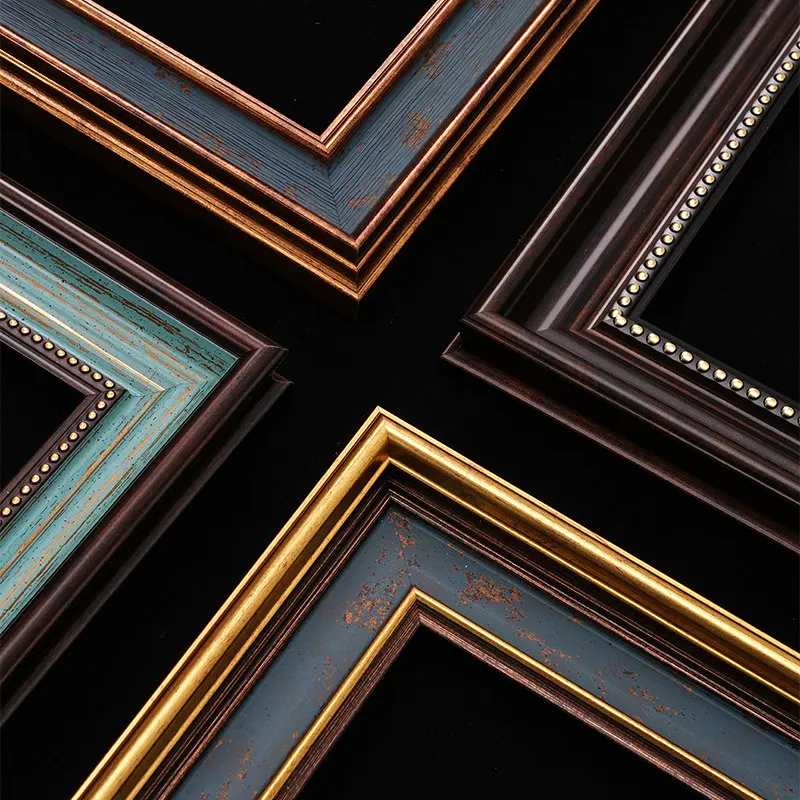 Vintage Oil Painting Frame Paint by Numbers Empty Frame Mirror Frame Ready to Hang Wall Decor Home Decor Gallery Wall Display