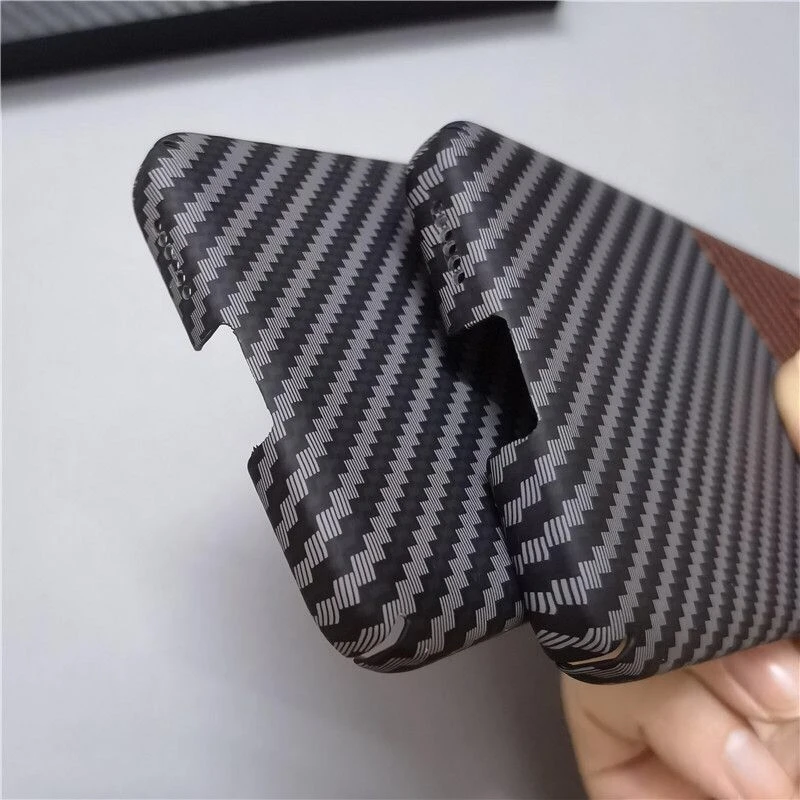Matte Hard Case For Poco F5 Case PC Carbon Fiber Texture Pattern Phone Cover For Xiaomi Poco F5 5G Funda Slim Ultra Thin Bumper