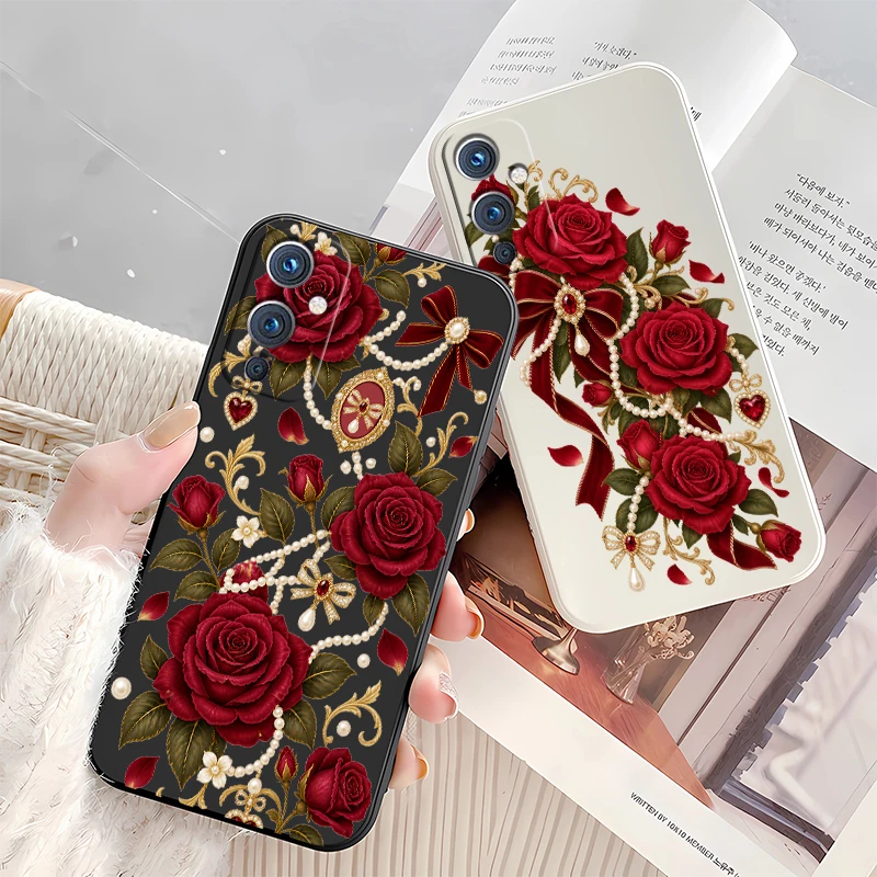 Luxury Flower Pattern Phone Ca - Phone Cases Oneplus 评论和价格