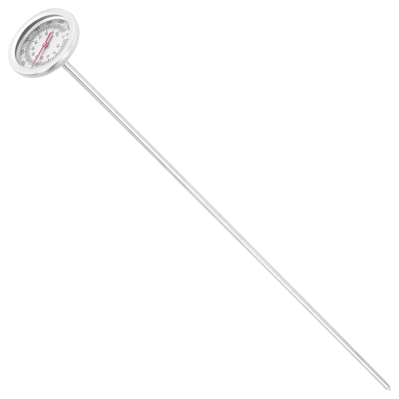 Compost Soil Thermometer 20 Inch 50 Cm Length Premium Food Grade Stainless Steel Measuring Probe Detector