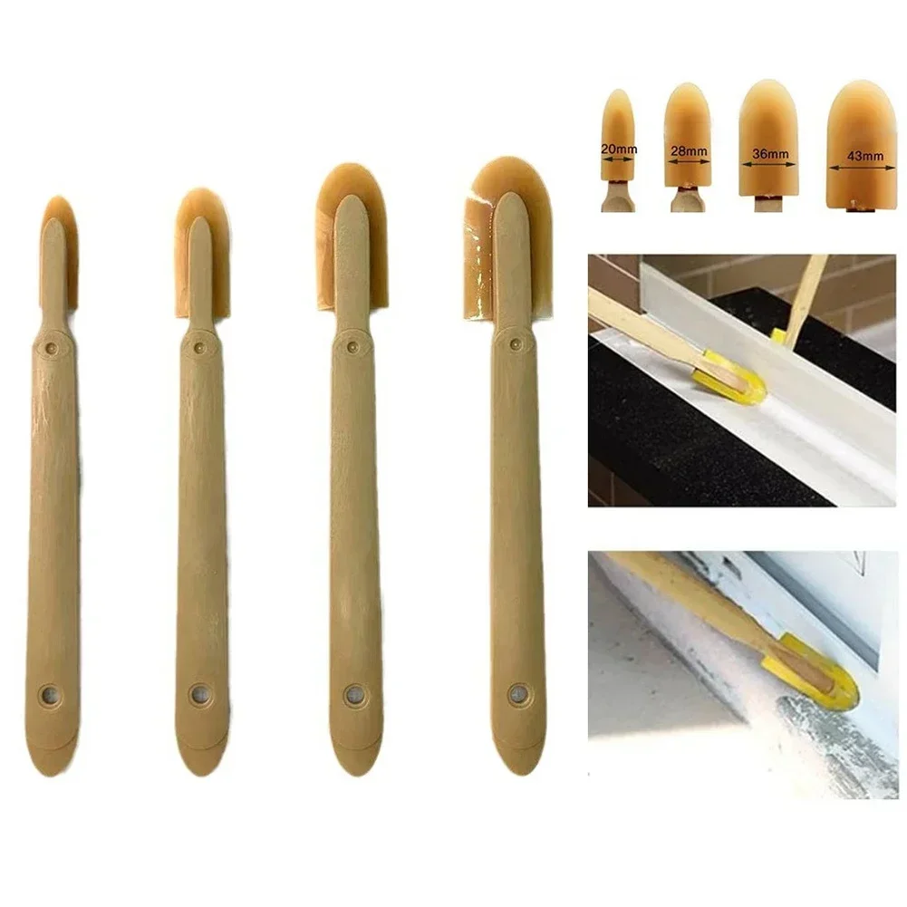 2 Stuks Caulk Spatel Set Grout Breeuwen Tip Applicator Hand Breeuwen Gereedschap Voor Badkamer Keuken Vloer Raam Gootsteen