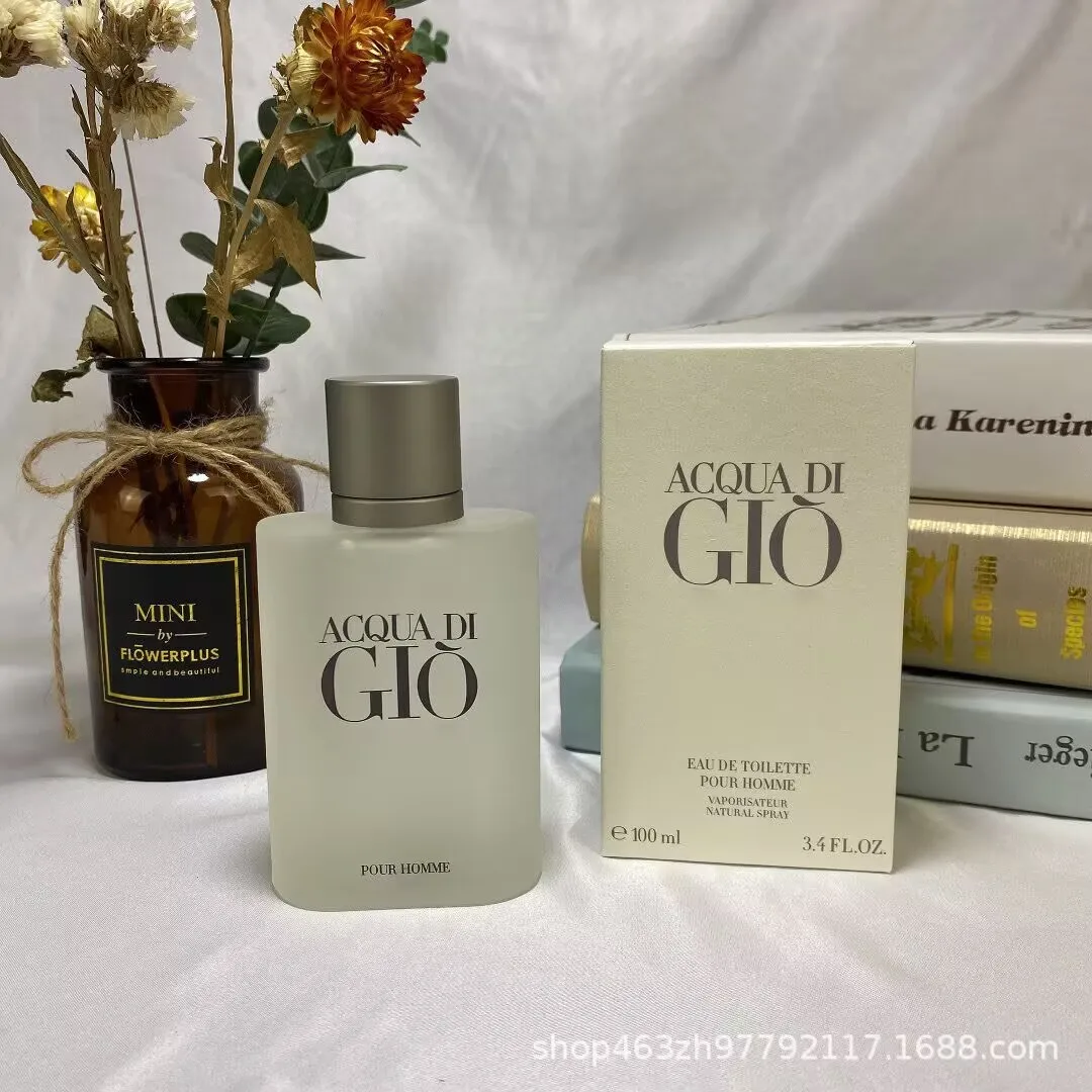 Perfume de marca GIO de 100 ml, fragancia duradera, un perfume para hombres