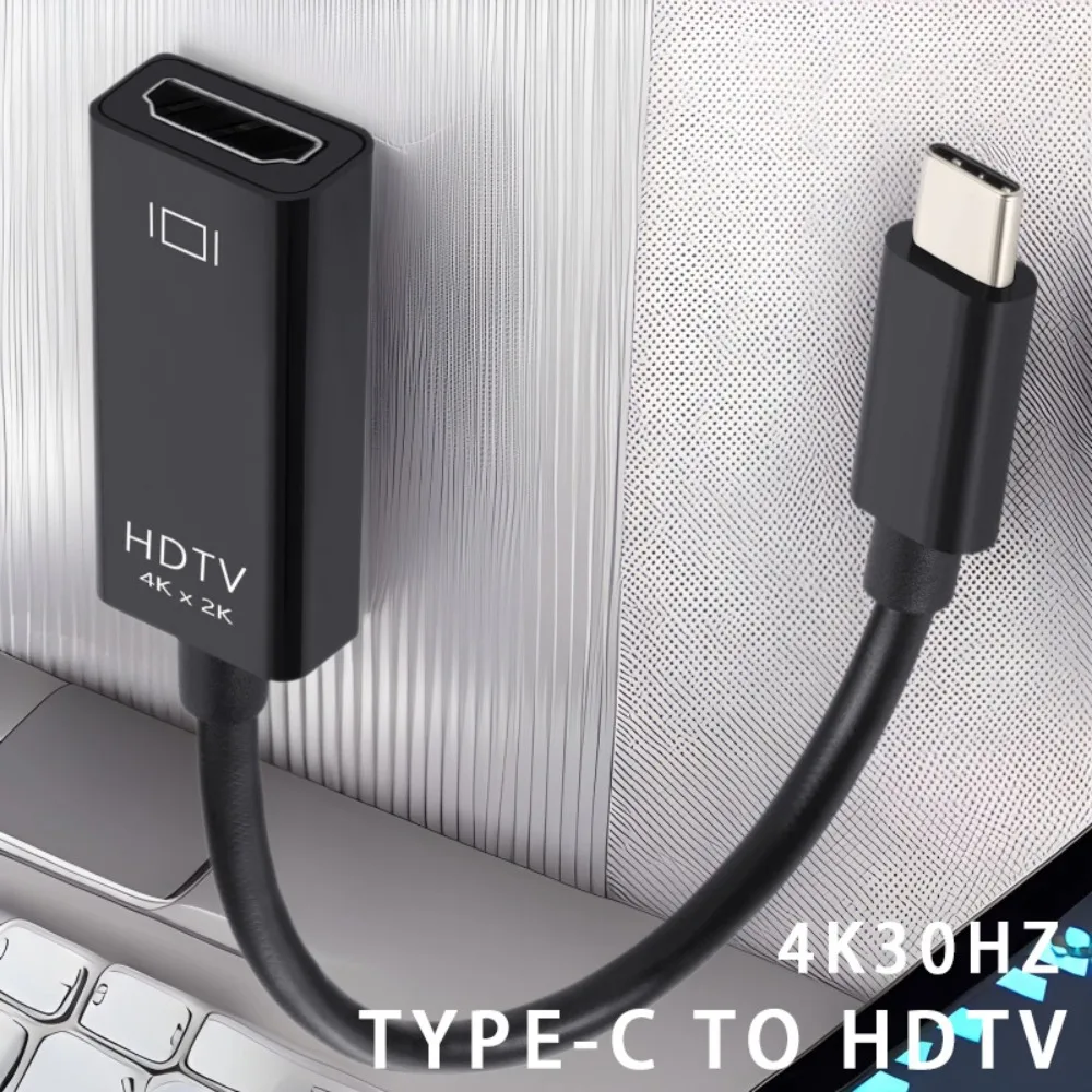 

Новый преобразователь Type-C в HDMI 4K Кабель-адаптер высокой четкости Type-C в HDMI Мобильный телефон Компьютер Кабель-адаптер с большим экраном