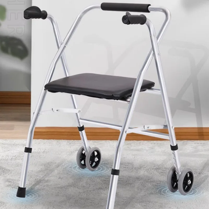 Hand Pushed Grab Bars Wheelchair for Elderly Safety bar Support Pushed or Seated Shopping Cart Bathroom Safety & Accessories