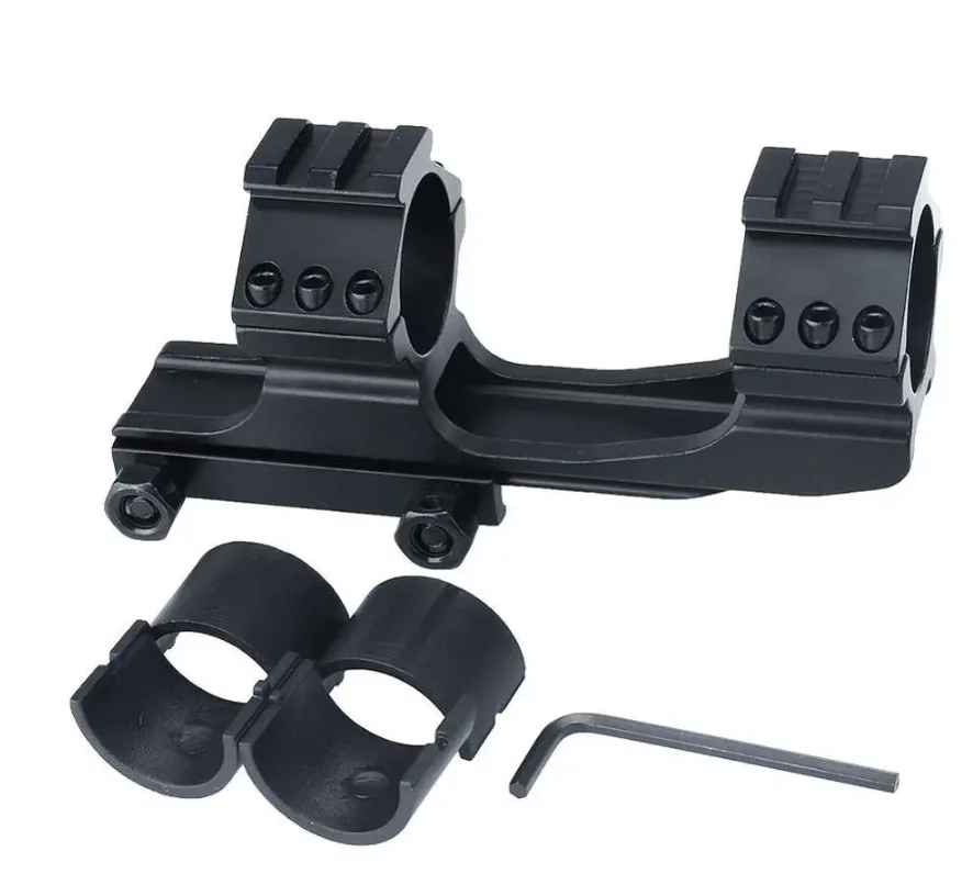 

25.4mm / 30mm Double Scope Mount Picatinny With 20mm Weaver Rail Hunting