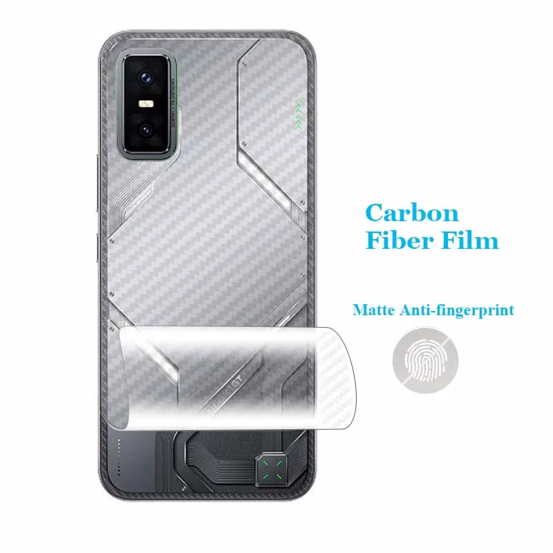 

For Infinix GT 30 20 GT20 GT30 Pro 3D Transparent Carbon Fiber Rear Back Film Stiker Screen Protector (Not Tempered Glass)