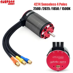 Surpass Hobby Rocket Supersonic 4274 insense 4 poli 2500 /2025 /1850 / 1500KV per 1/8 1/7 Rc Car Truck Off Road Buggy Traxxas