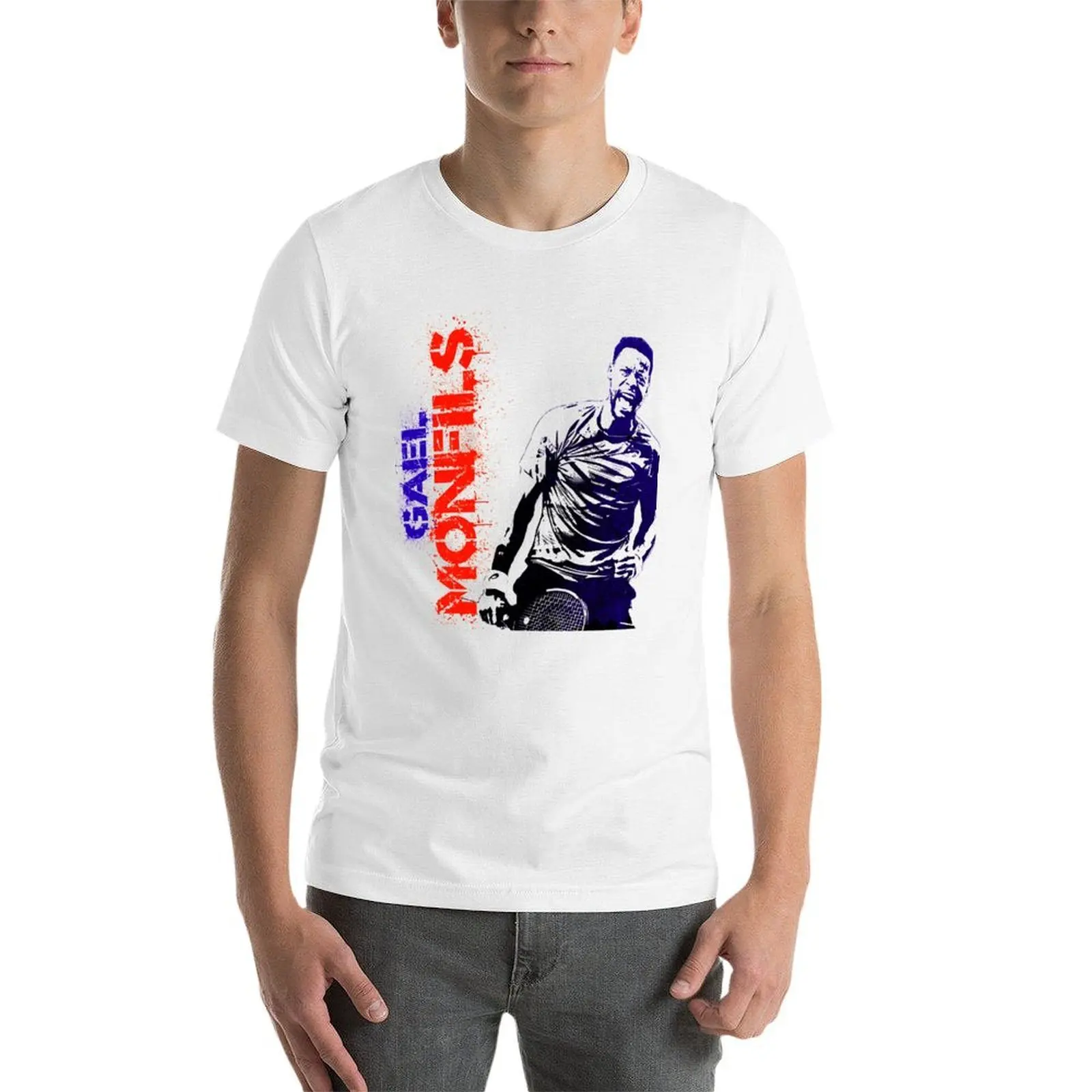 قمصان للرجال من القطن تي شيرت رجالي أساسي تي شيرت Ga?l ثقيل تي شيرت قميص رجل عادية تي #4