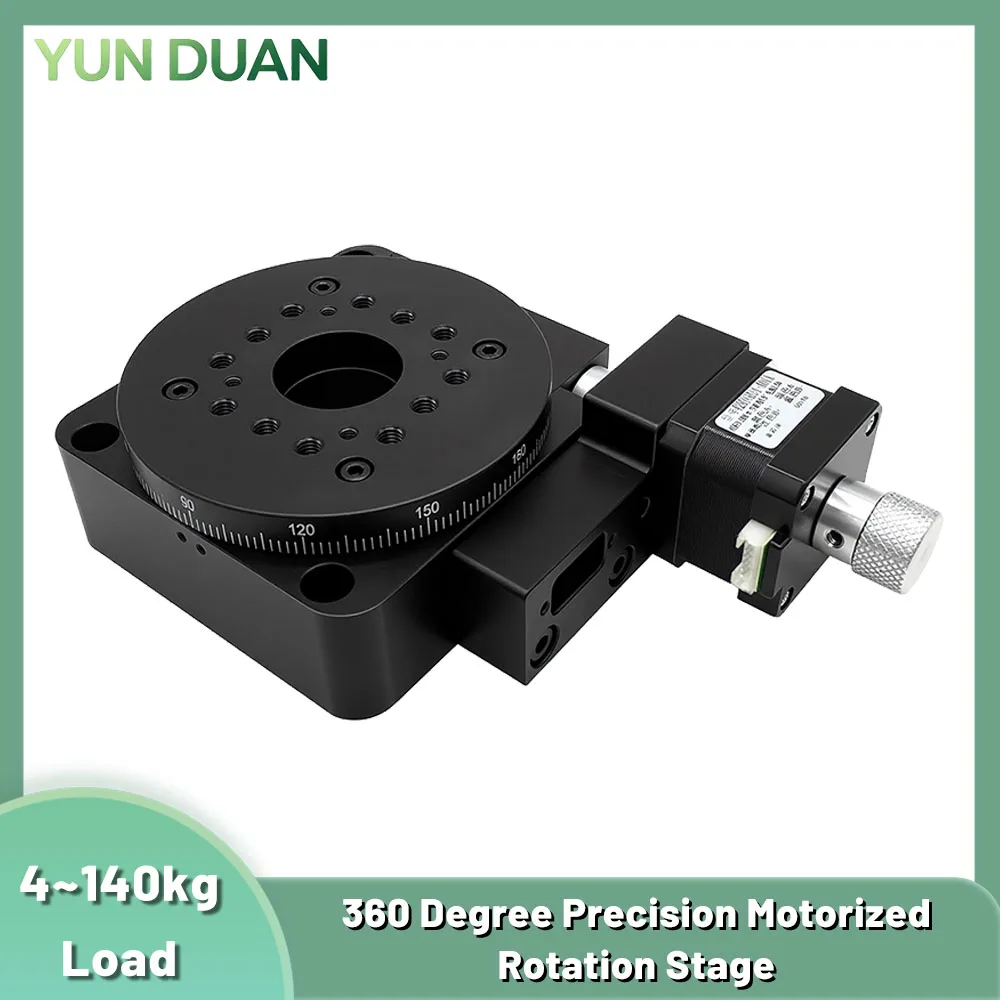 360 Degree Precision Motorized Rotation Stage Hollow Rotary Table Welding Table Positioner Rotary Index Table for Laser Marking