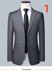 X030Groom suit men's British slim suit wedding three-piece suit wedding tuxedo banquet evening dress men