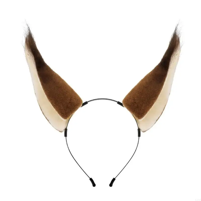 

Y3NE Realistic Ear Hairhoop Halloween Party Dressingup Anime Costume Props