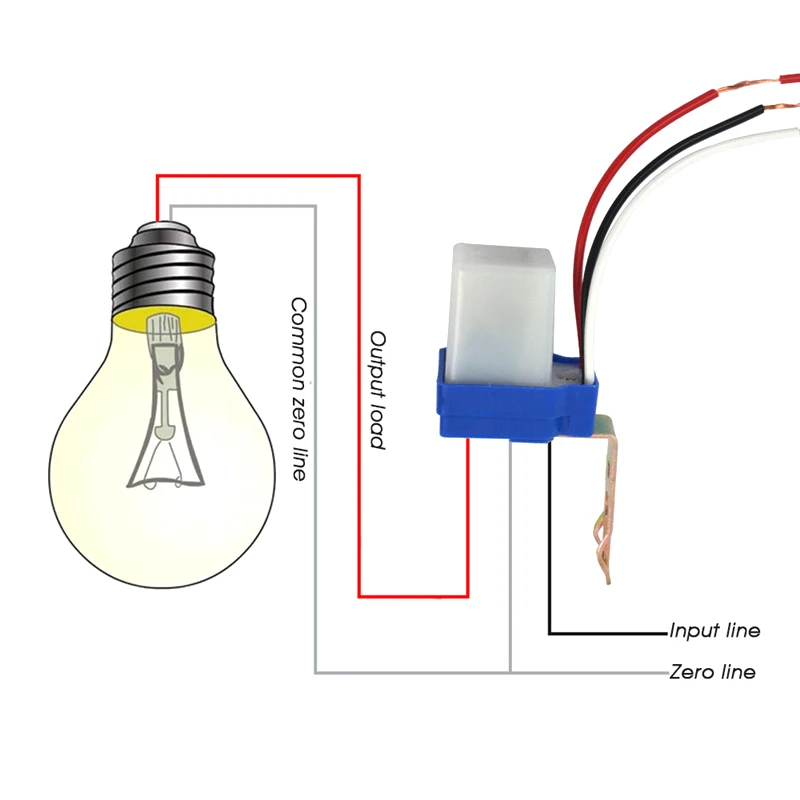 Diymore Light Control Swith Photo Sensor Switch Automatic Outdoor Light Control Sensor Dusk to Dawn Sensor Light Sensor Switch