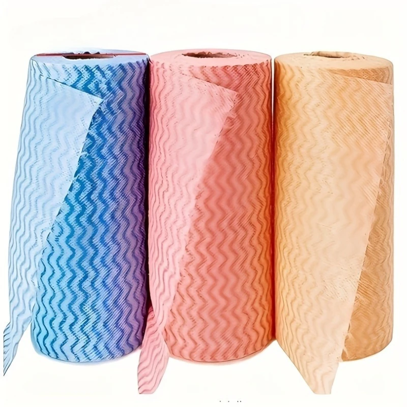 لفة منشفة قماش المطبخ للاستعمال مرة واحدة 1/3/5/8/10 مناسبة لكل من الرطب والجاف ومفيدة وقوية لامتصاص الماء وسهلة التمزق