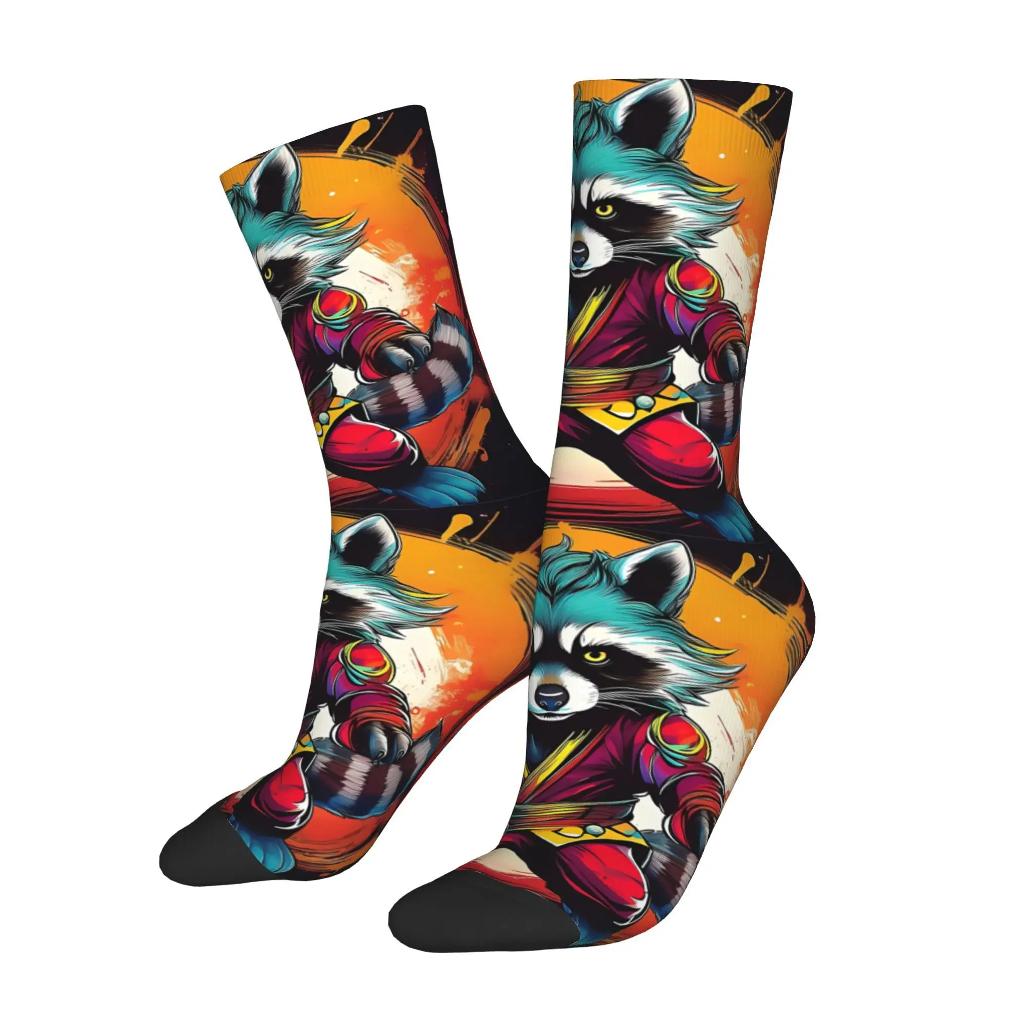

racoon baby Sock Printed Man Polyester