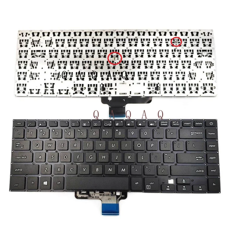 

QA New Laptop keyboard - Keyboard for ASUS VivoBook S15 S510U F510UA-AH