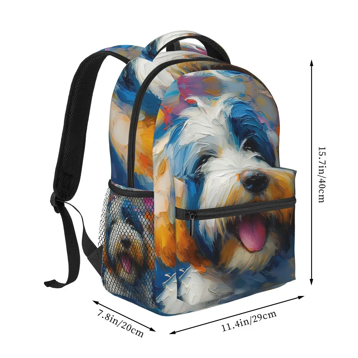 The Watchful Old English Sheepdog Backpacks Boys Girls Bookbag Children School Bags Kids Rucksack Shoulder Bag Large Capacity