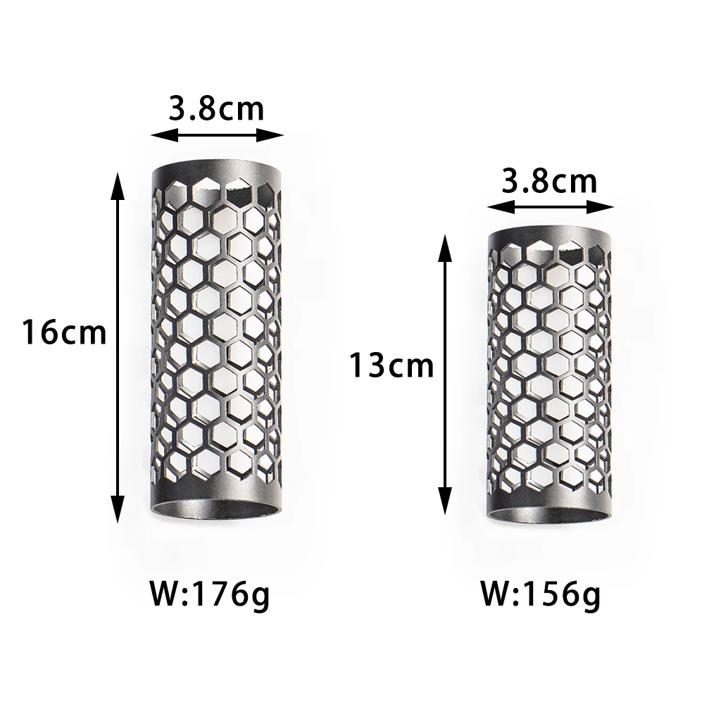 Honeycomb cangkang pelindung setang sepeda, aksesori pit paduan aluminium diameter 3.8cm CCW bernapas dan tidak licin