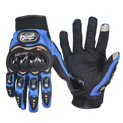 Guantes de moto de dedo completo para hombre y mujer, equipo de protección para pantalla táctil, deportes, Motocross, carreras, transpirables, novedad