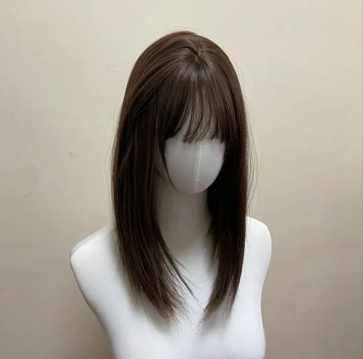 Silky Straight Silk Base Wigs 100% Human Hair 180% Density Silk Base Human Hair Wig with Baby Hair For Women