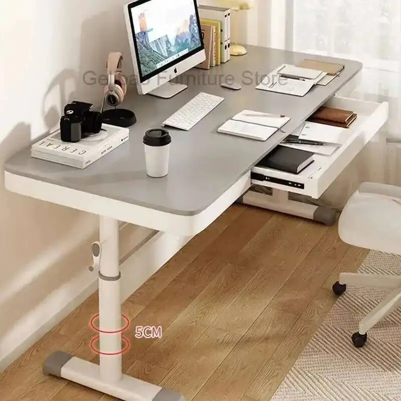 

Drawers Lifting Storage Student Office Standing Desk Bedroom Floor Computer Desks European Vanity Mesa De Computador Furniture