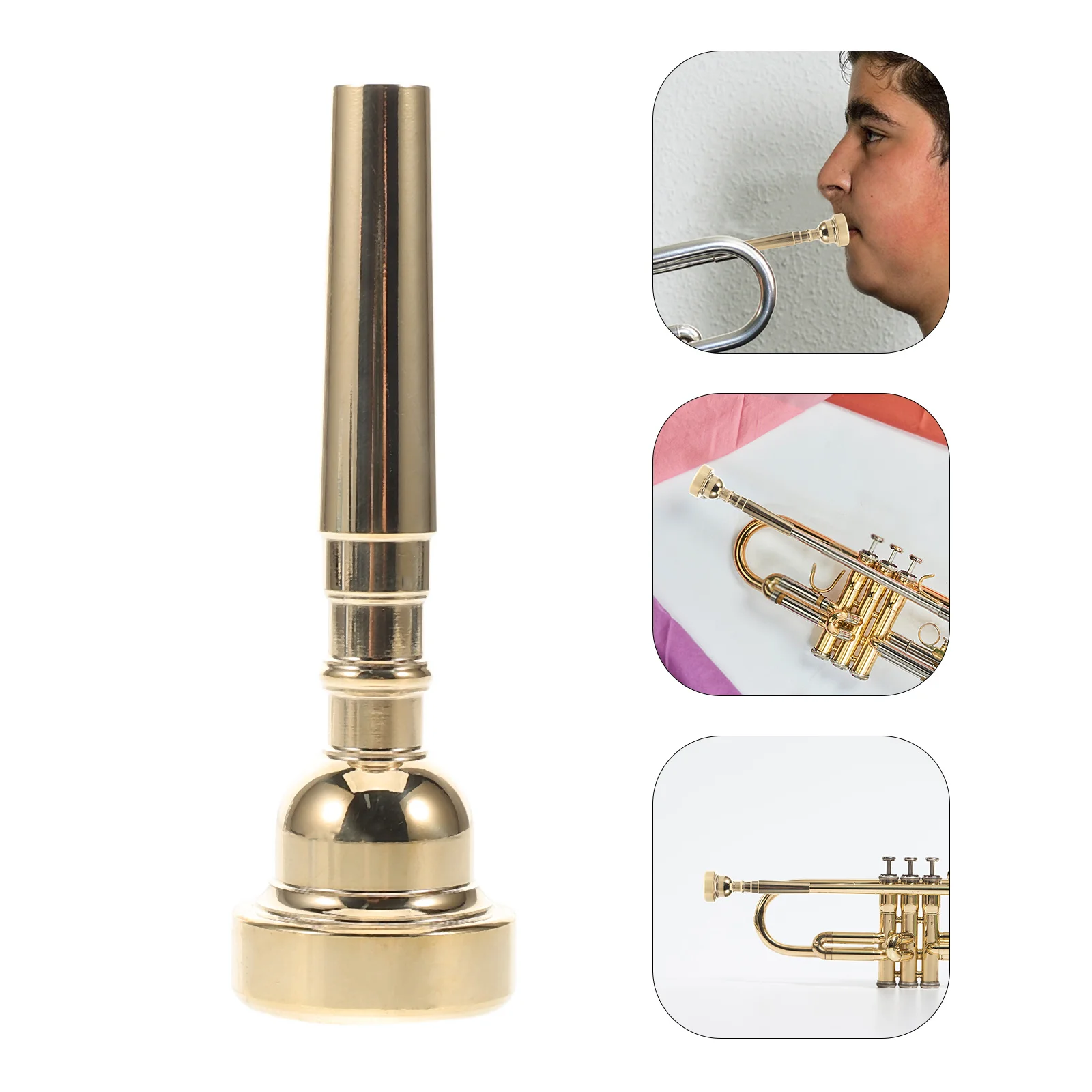 

Durable Copper Horn Mouthpiece for Aspiring Musicians Junior Bands Versatile Use Various Occasions French Horn Mouthpiece