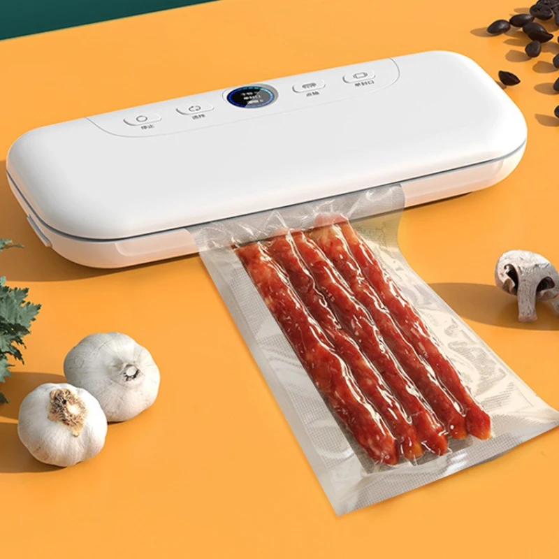 Máquina de embalagem elétrica aferidor do vácuo, Sacos de embalagem vendidos separadamente, Mini positivo Air Vacuum Sealers para Home Kitchen