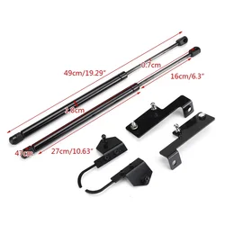 2pcs Front Hood Bonnet Modify Gas Struts Lift Support Shock Damper for Jeep Wrangler (JK) 2007 2008 2009 2010 2011 2012 - 2018