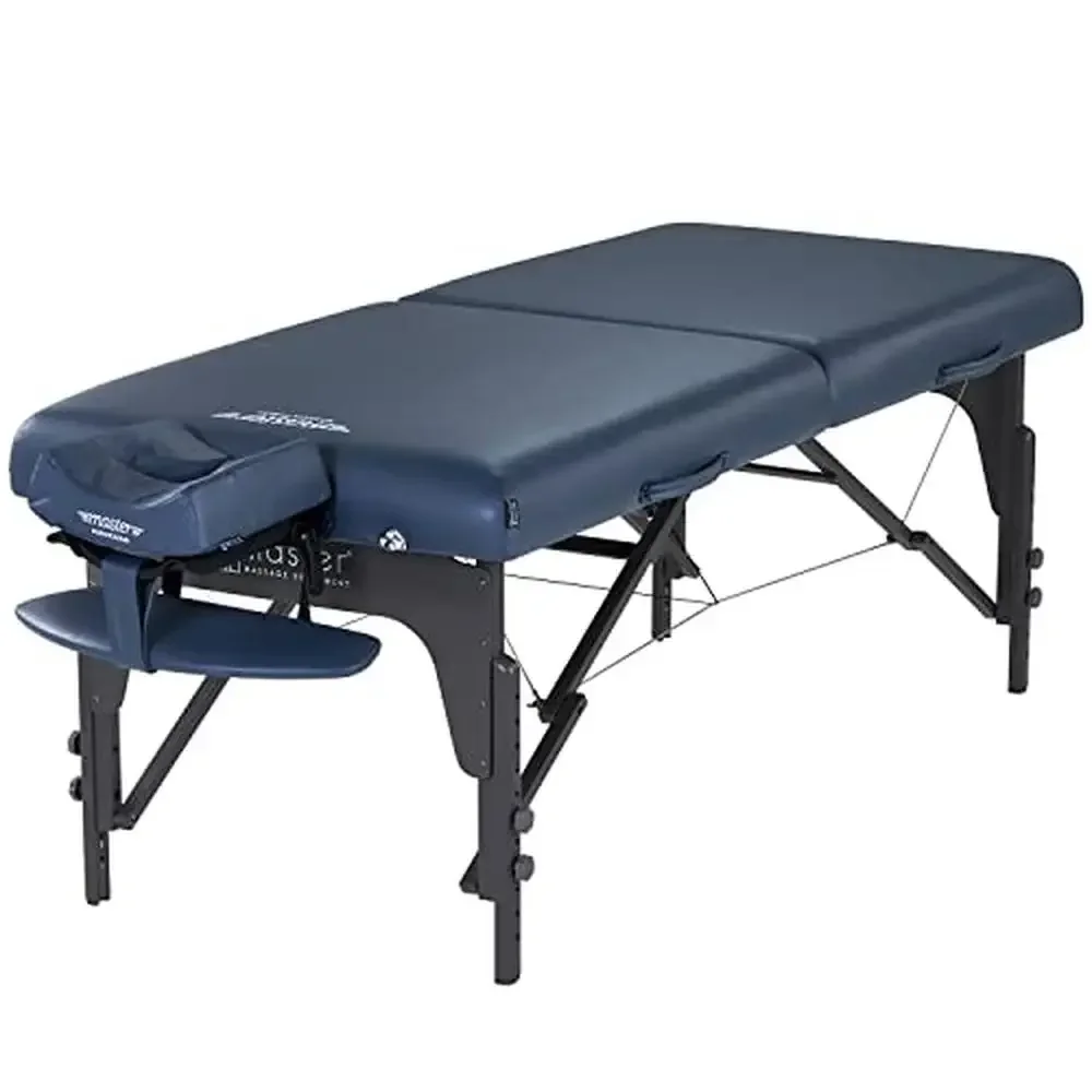 

31" Portable Massage Table Package with Memory Foam Cushioning Reiki Panels Shiatsu Cable Release Lightweight Luxury Spa Bed Kit