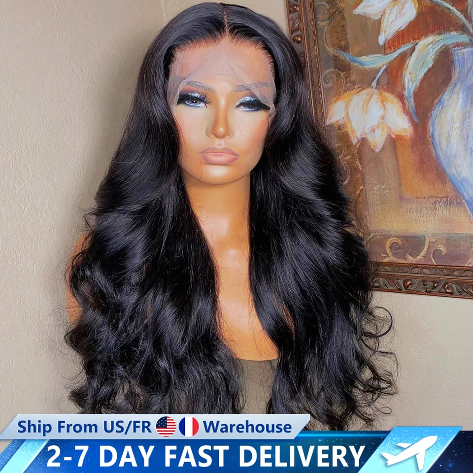 

Brazilian 13x6 13x4 Transparent Glueless Lace Front Human Hair Wig Body Wave Lace Frontal Wig 360 Lace Front Wigs For Women