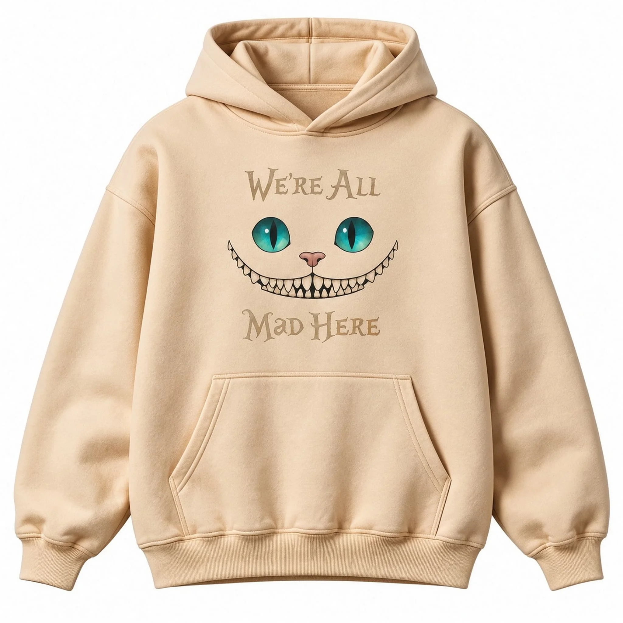 Alice im Wunderland Cheshire-Katze Herbst Winter Verrückter Herren-Hoodie Damen-Sweatshirt Pullover Top Kinder Baumwolle Kinder-Baumwoll-Hoodie – Detail 10