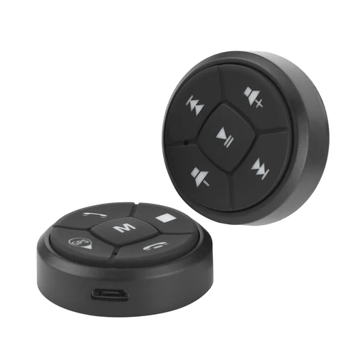Imagen 2 del producto 2 uds botón de Control de volante de coche inalámbrico volumen 10 teclas música navegación GPS Radio control remoto interruptor botones de rueda