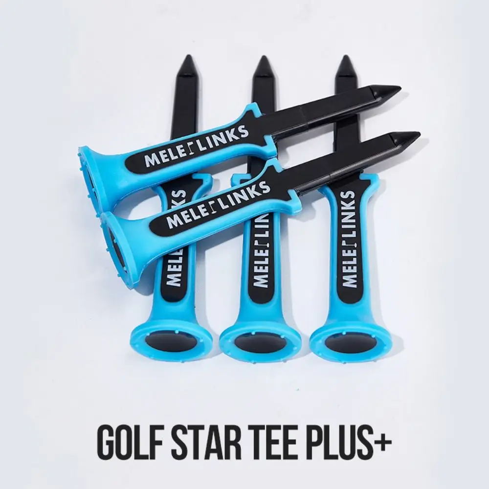 

5 Pcs Set Lightweight 80 mm Golf Ball Holder Zero Drag Side Spin Golf Tee Portable Reduces Friction Zero Drag Tees Tournament