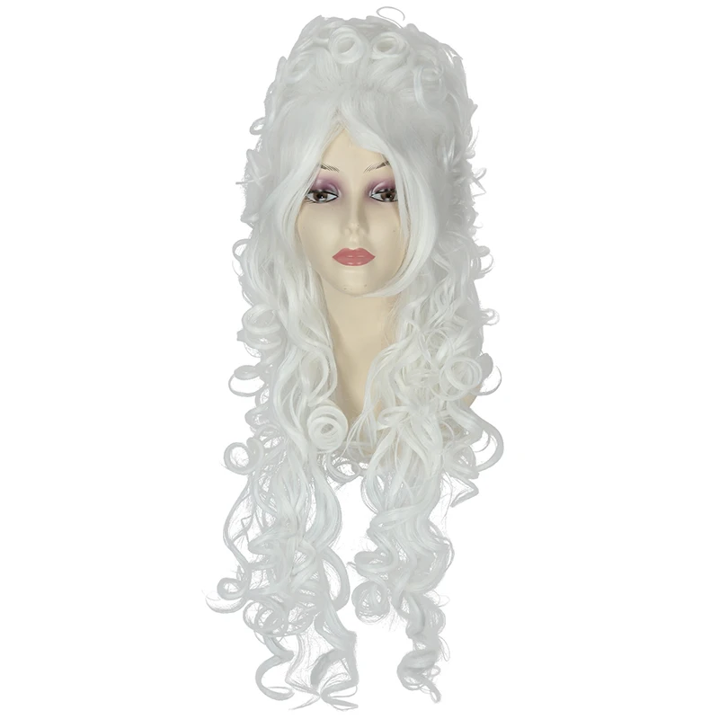 L-email wig Synthetic Hair Brown Long Curly Cosplay Wigs Curly Brown Cosplay Wig Heat Resistant Halloween Daily Wig