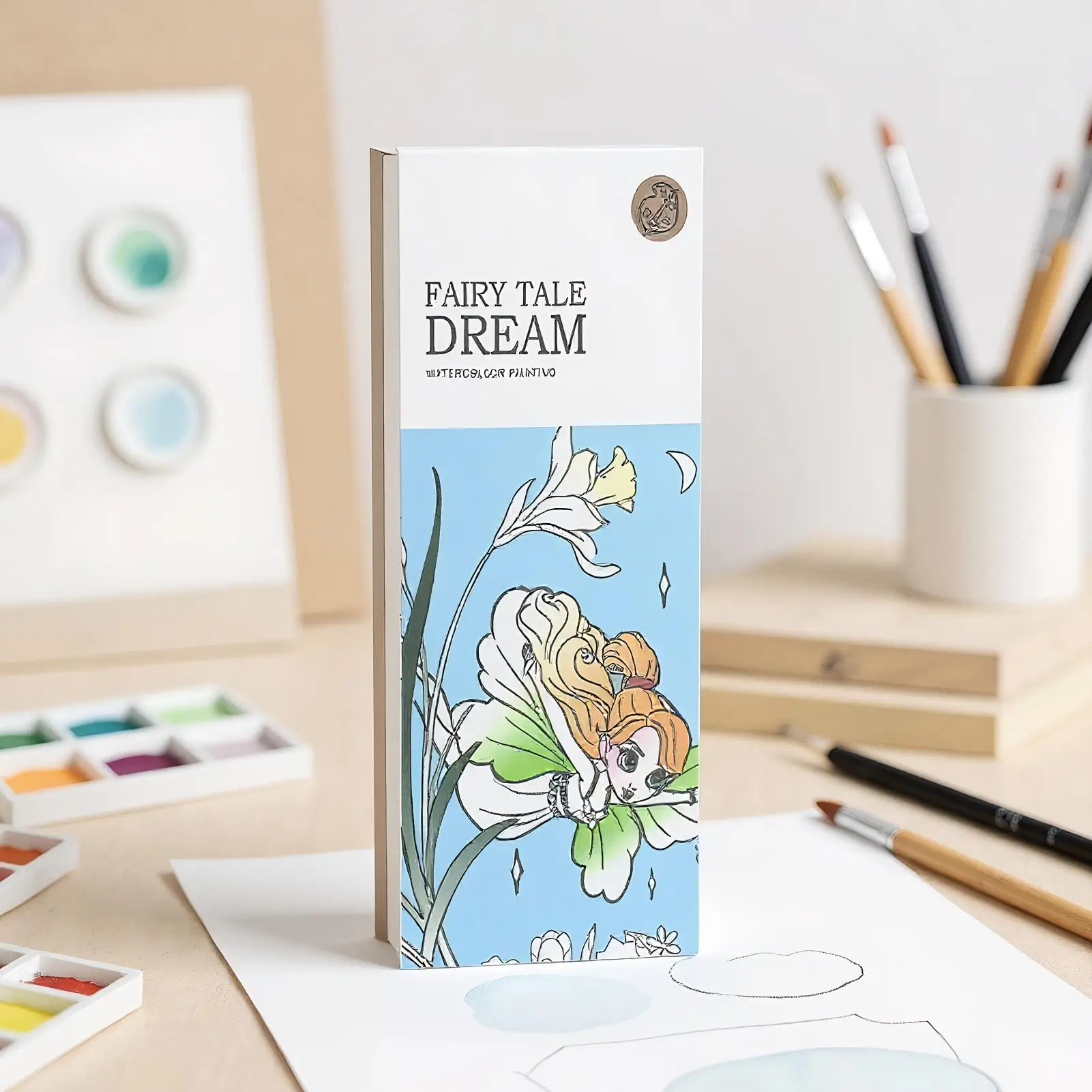 Kreatywna książeczka do kolorowania akwarelą dla dzieci Przenośny notes na papier do malowania i rysowania Aktywności domowe dla dzieci