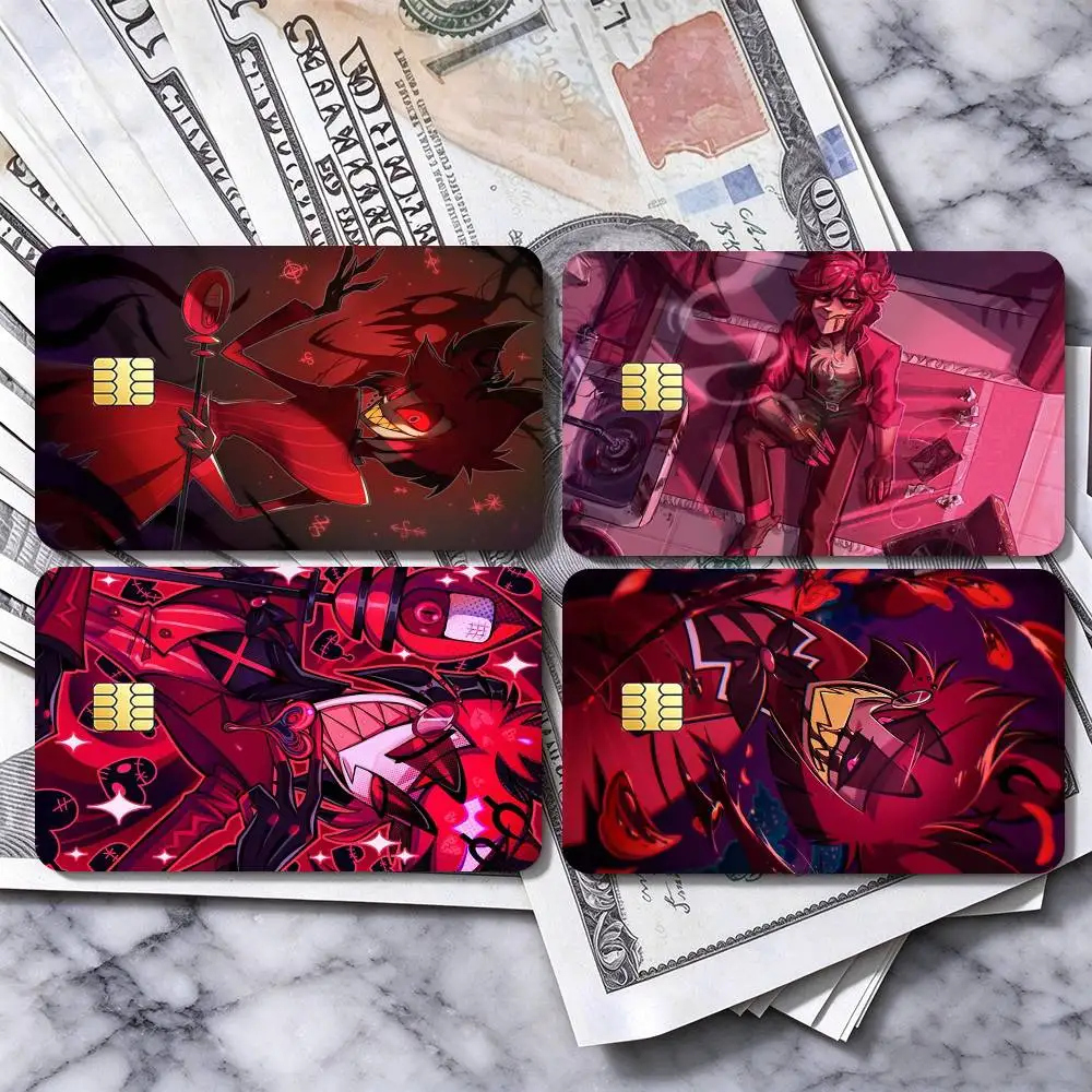Hazbin Hotel Alastor  Credit Card HD Stickers Premium matte film effectively prevents fingerprints and daily abrasion.