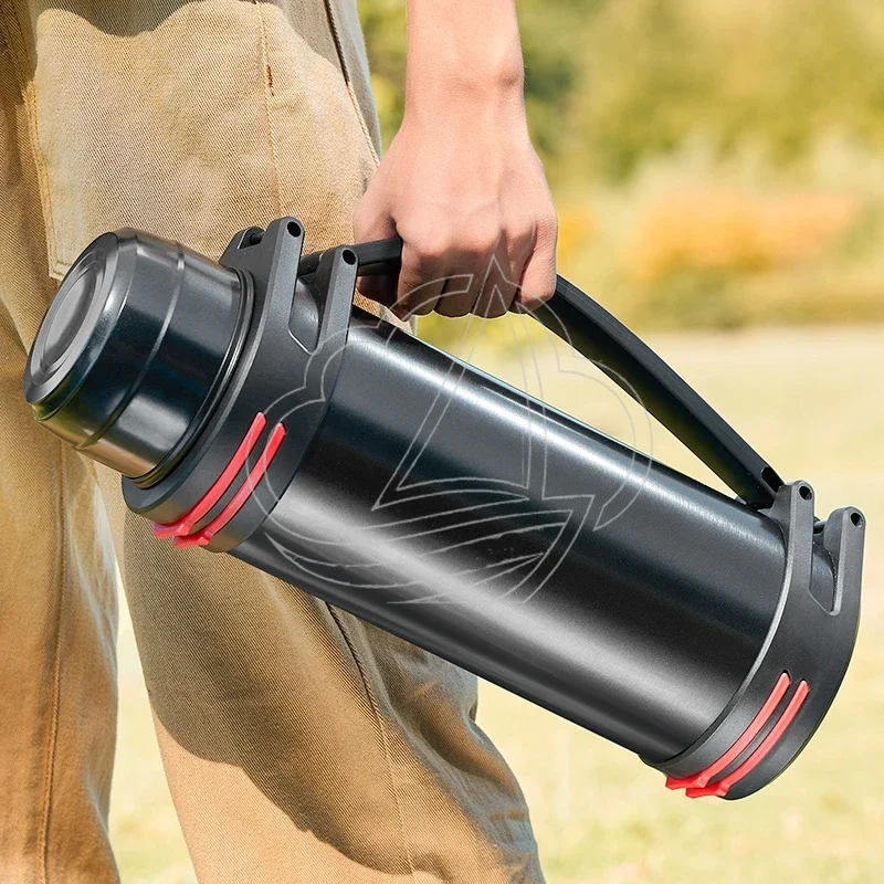 Stainless Steel Vacuum Insulated Water Bottle, Large Capacity Thermos Flask, Keep Warm Cup for Outdoor Travel