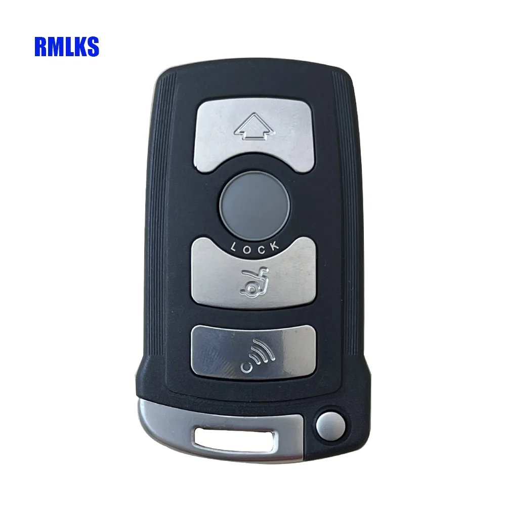 

4 Button Remote Car Key Shell Fob Case For BMW 3 5 6 7-Series E90 E91 E92 E60 E65 E66 E67 745i X1 X3 X4 X5 X6 Smart Key