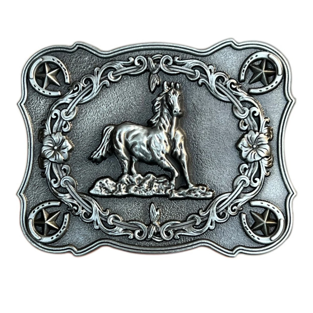 

Cheapify Dropshipping Wild Horse Belt Buckle for Men Western Cowboys Evillas Para Cinturon Hombre