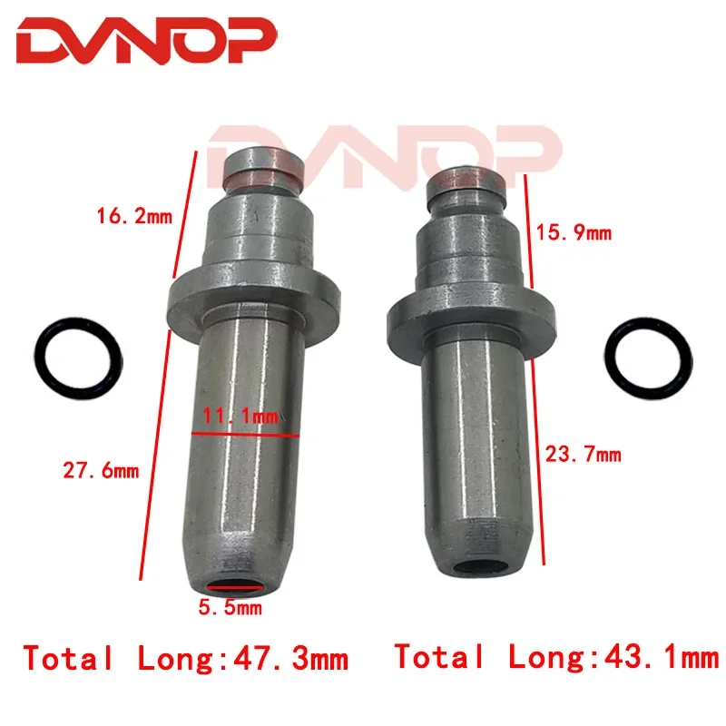 motorcycle CBT125 CBT150 CA250 DD250 QJ250 CBT250 valve  with oil seal and valve intake exhaust stem guide duct for Honda 250cc