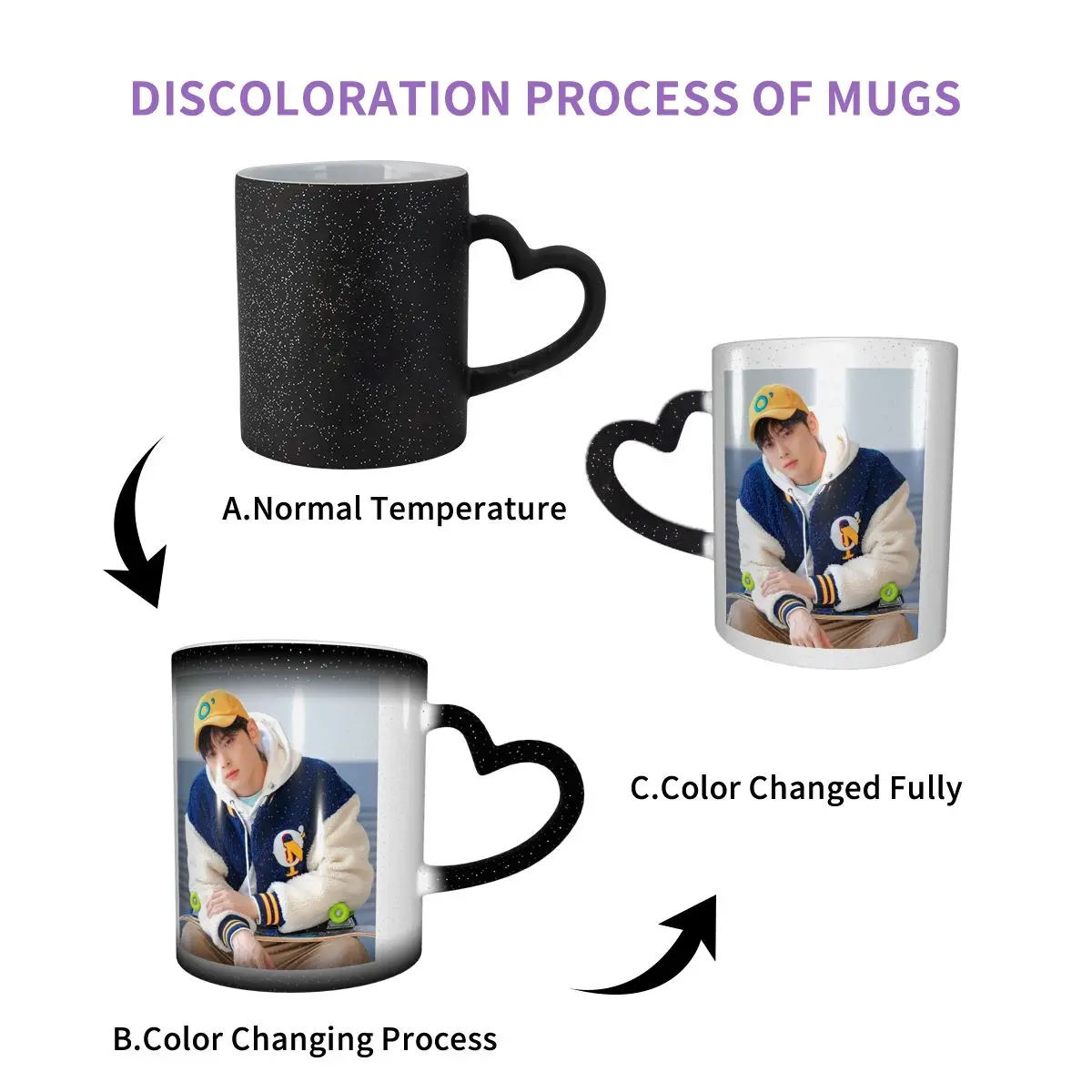 Cha EunWoo Mug Funny Ceramic Coffee Cups Tea Mugs Milk Cup Drinkware Gifts for Woman Man