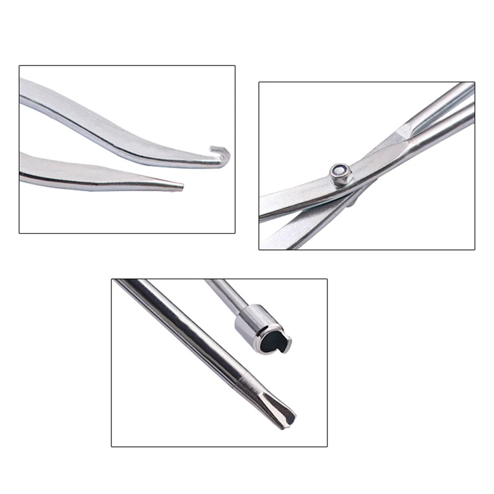 Steel Automotive Spring Pliers with Sleeve for Use on For Drum Brake Shoe Return Springs in Vehicle Maintenance Settings