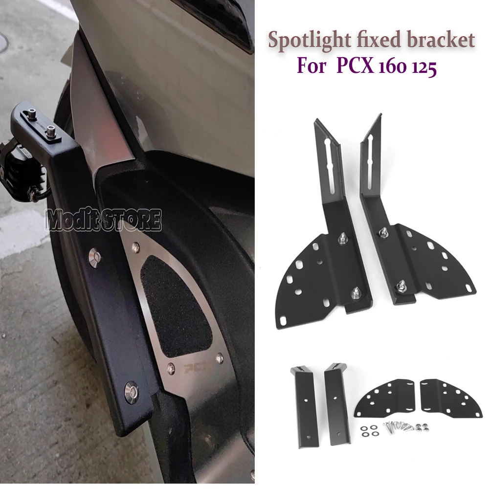 Motorcycle Spotlight bracket foot mounted installation bracket Sports light fog lamp holder lamp bracket For Honda PCX 160 125