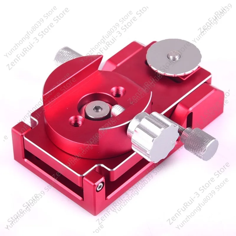 S8351 Low Profile Micro Motion Mount for Telescope, Vixen Style Dovetail Saddle, Total Base Height 54mm