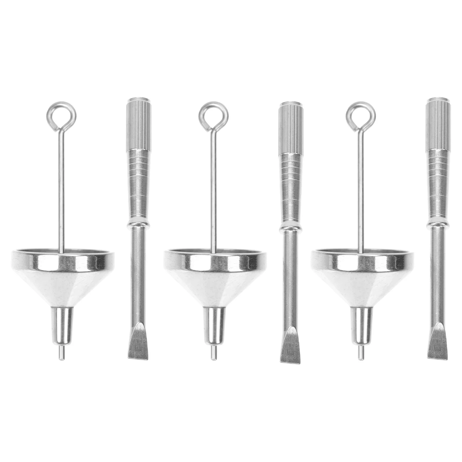 

1Set Mini Portable Slotted Screwdriver Pet Urn Pendant Tool Stainless Steel Detachable Repair Tool Funnel Filler Kit Lightweight