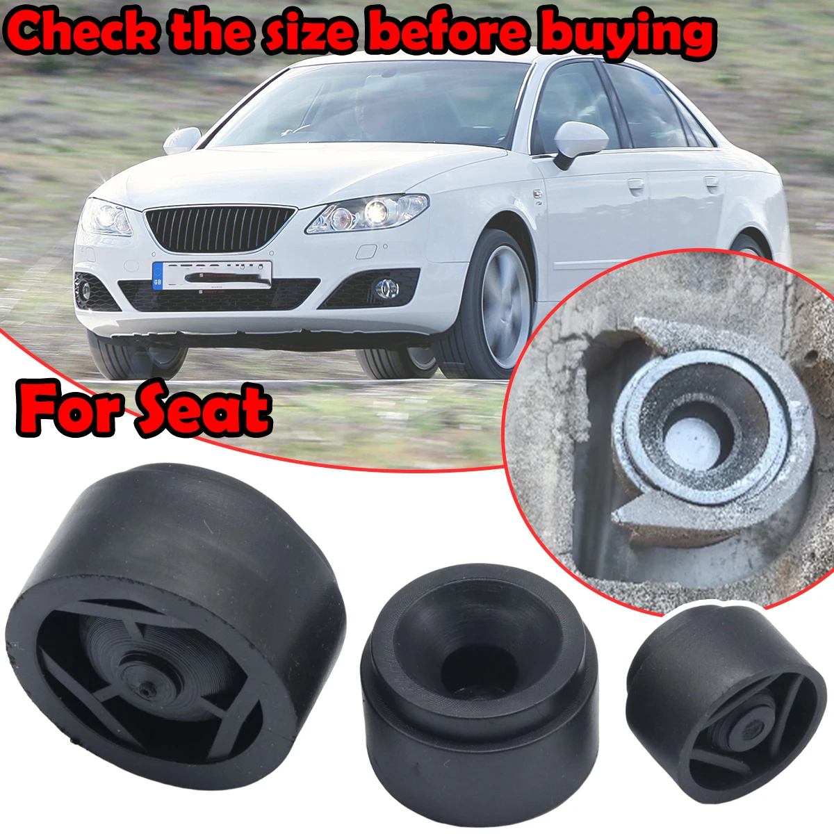 Car Engine Cover Mounting Clip For Seat YETI Alhambra Altea Exeo Leon Toledo IBIZA Push-on Connector Grommet Bushing Absorber