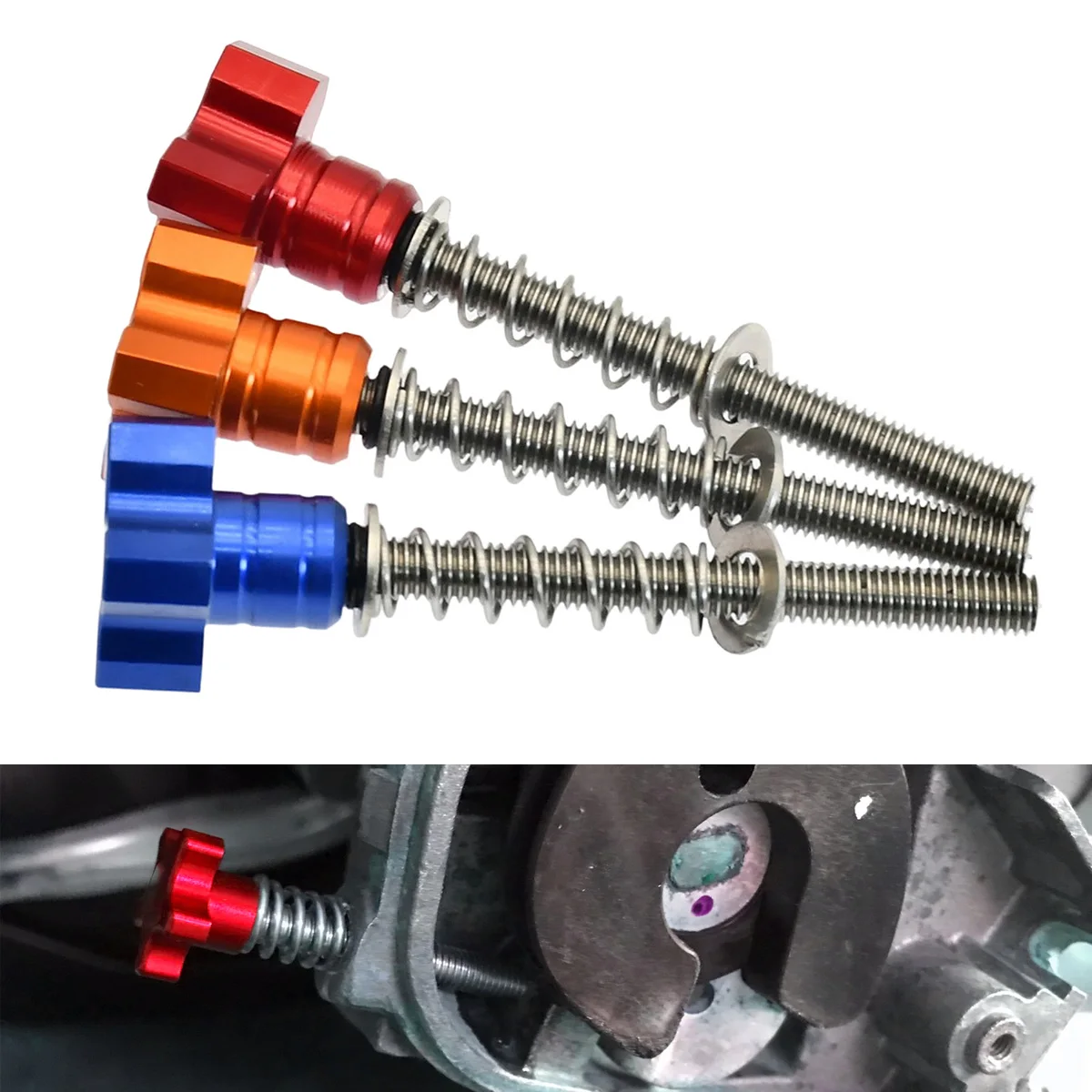 For KTM EXC250 EXC300 XCW250 XCW300 TPI 2018-2023 XCW150 TPI 2020-2023 2022 Throttle Air Speed Idle Screw Bolt Adjuster