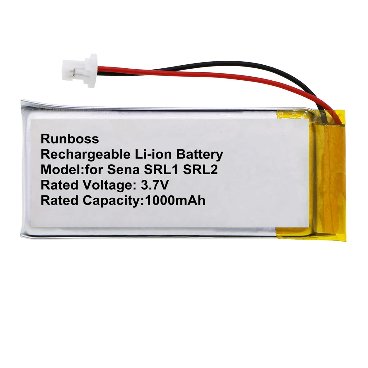 Wireless Headset Battery 1000mAh 3.7V PTC802050 For Sena SRL2 SRL1 SRL-01 (SP51) SHOEI Neotec II GT-Air II J-Cruise II 2 3 Wires