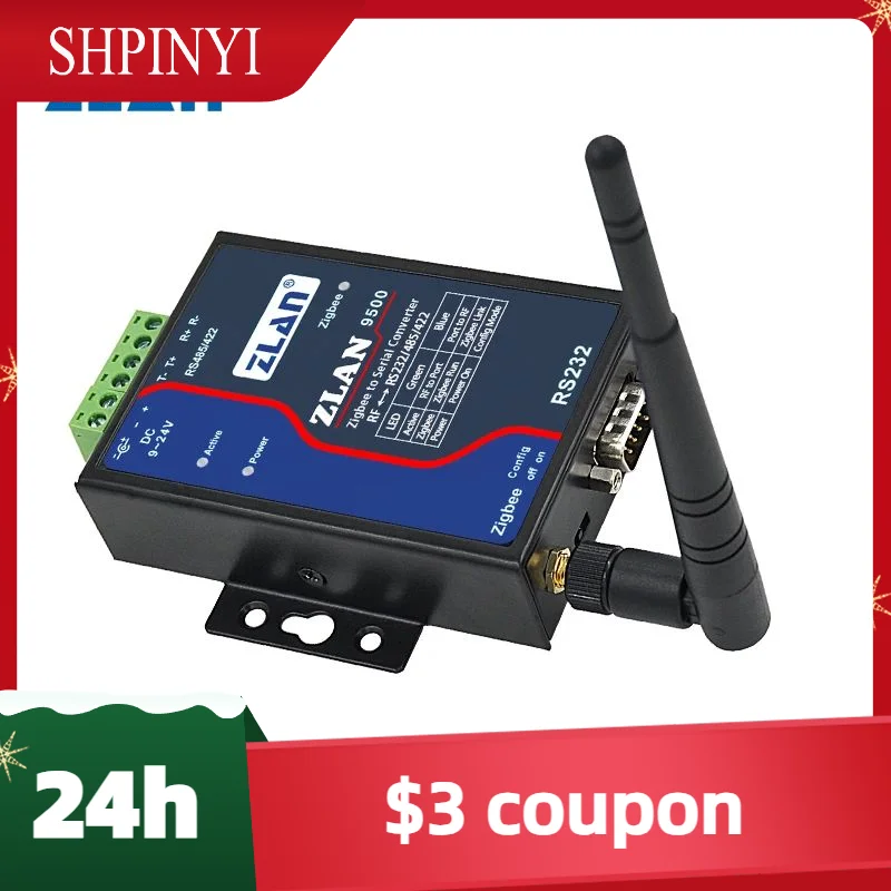 

Шлюз Zigbee, промышленный беспроводной, новейшая технология RS232/485/422 ZLAN 9500